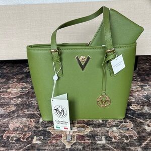 NWT Valentino Orlandi Green Tote